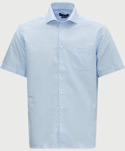 Bruun & Stengade Kortärmade skjortor SALVADOR SHIRT 14005 Blå